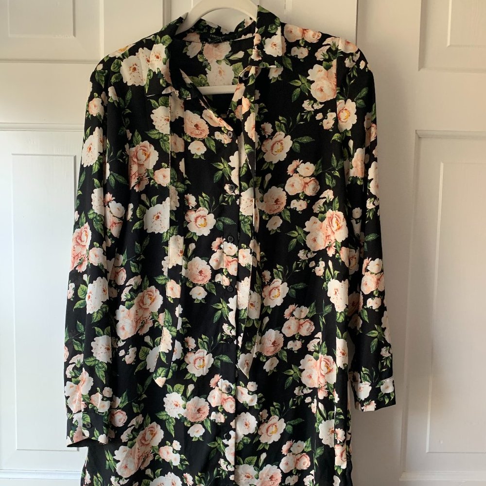Long Sleeved Floral Dress